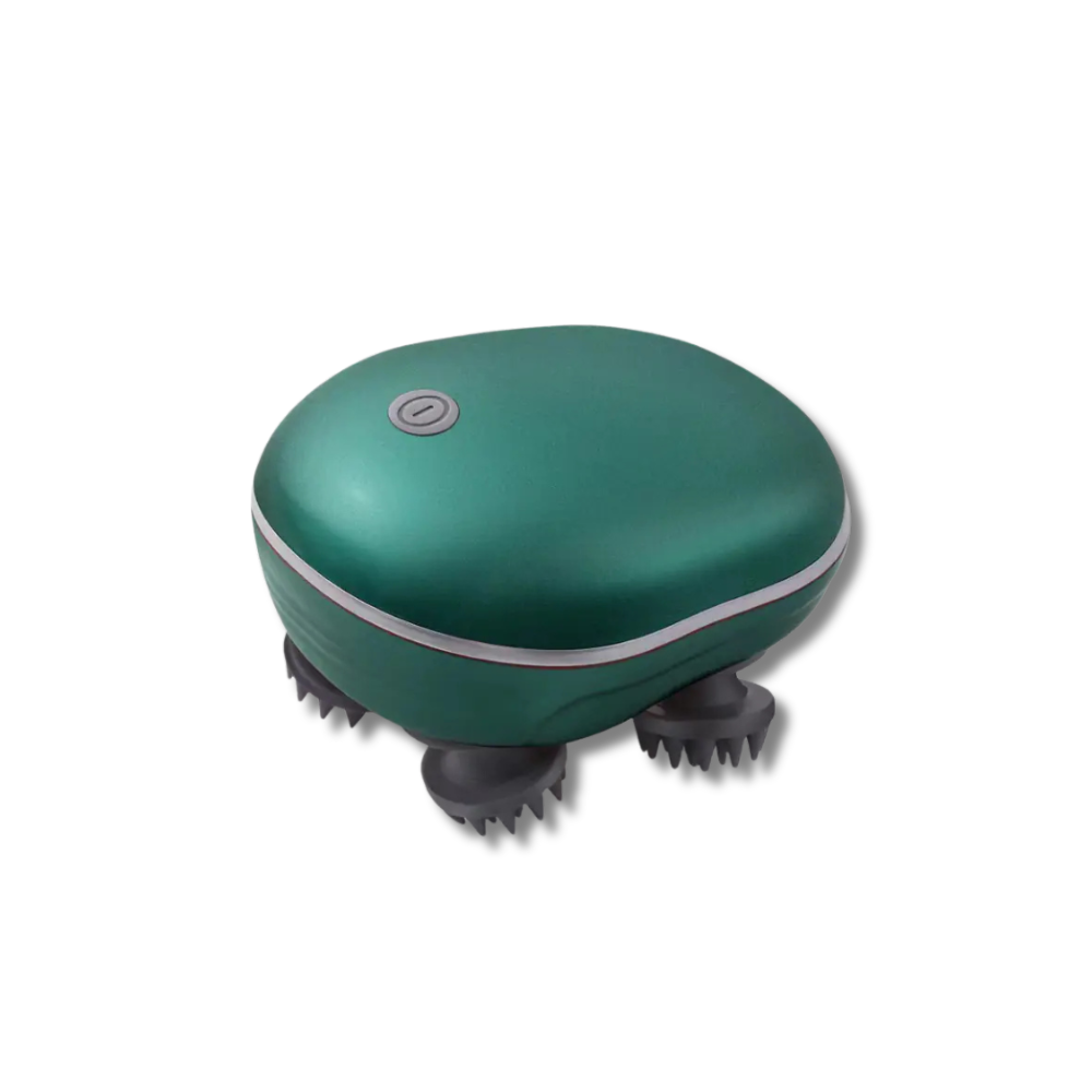 Mini Smart Electric Scalp Massager with Red Light Therapy