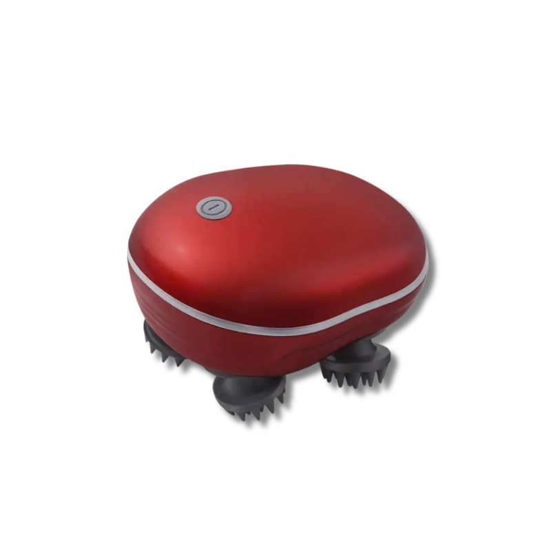 Mini Smart Electric Scalp Massager with Red Light Therapy